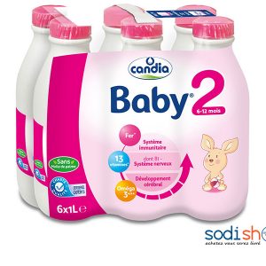 Lait Candia Baby 2, Riche en Fer et en Zinc, Lait Pour Bébés - 250 g AT0083