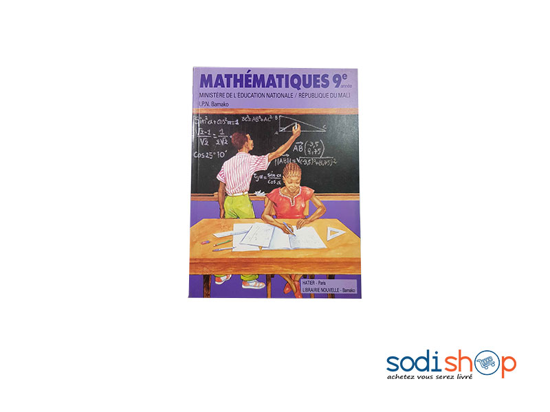 Livre de Mathématiques 9ème Année - Edition Hatier PA0085