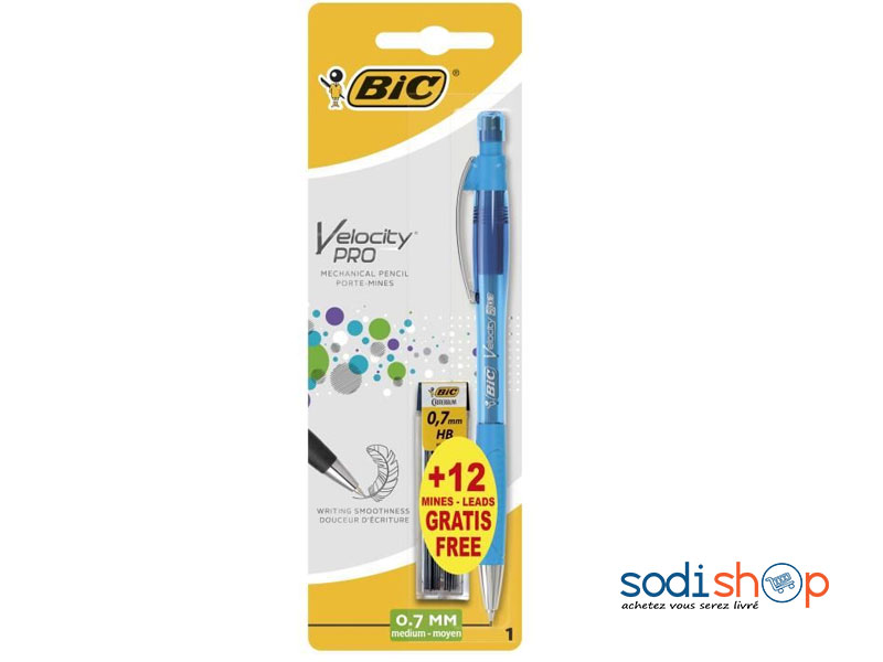 Bic, Porte-Mine Rechargeable, Bonne Qualité, Usage Scolaire ou de Bureau SM0081