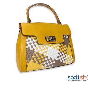 Mini Bag Sac à Main Pour Femme Couleur Jaune KS0009
