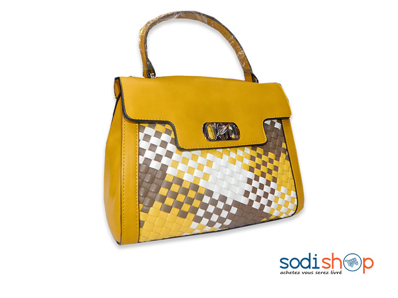 Mini Bag Sac à Main Pour Femme Couleur Jaune KS0009