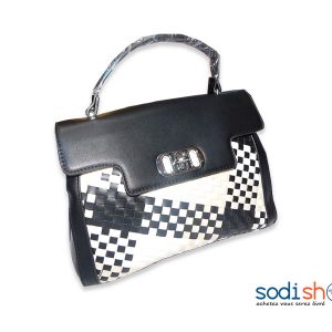 Mini Bag Sac à Main Pour Femme Couleur Blanche et Noire KS0009