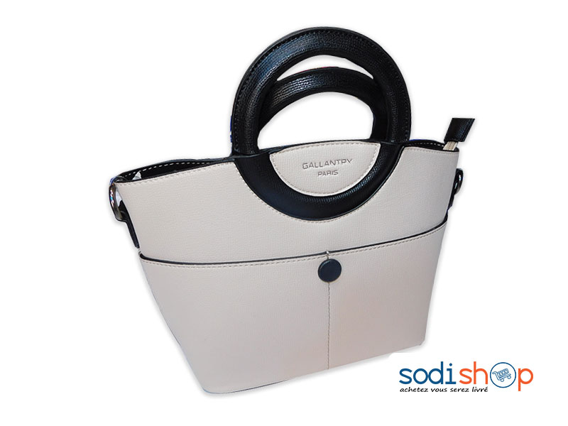 Mini Sac à Main Marque Gallantry Pour Femme Couleur Blanche KS0009