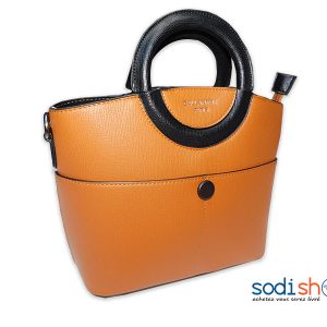 Mini Sac à Main Marque Gallantry Pour Femme Couleur Marron KS0009