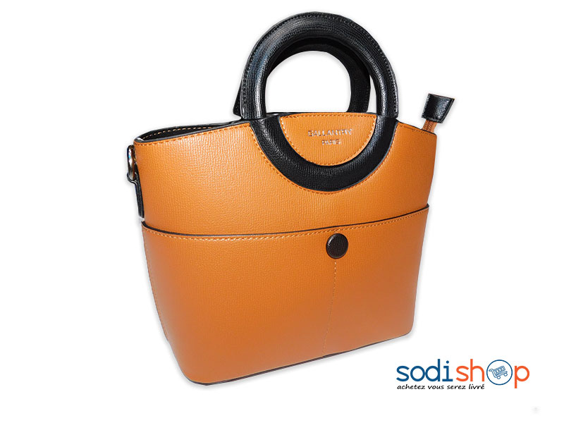 Mini Sac à Main Marque Gallantry Pour Femme Couleur Marron KS0009