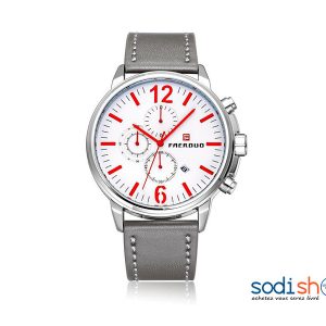 Montre FAERDUO F8236M à Quartz Avec Bracelet en Cuir Synthétique Pour Homme SODI00