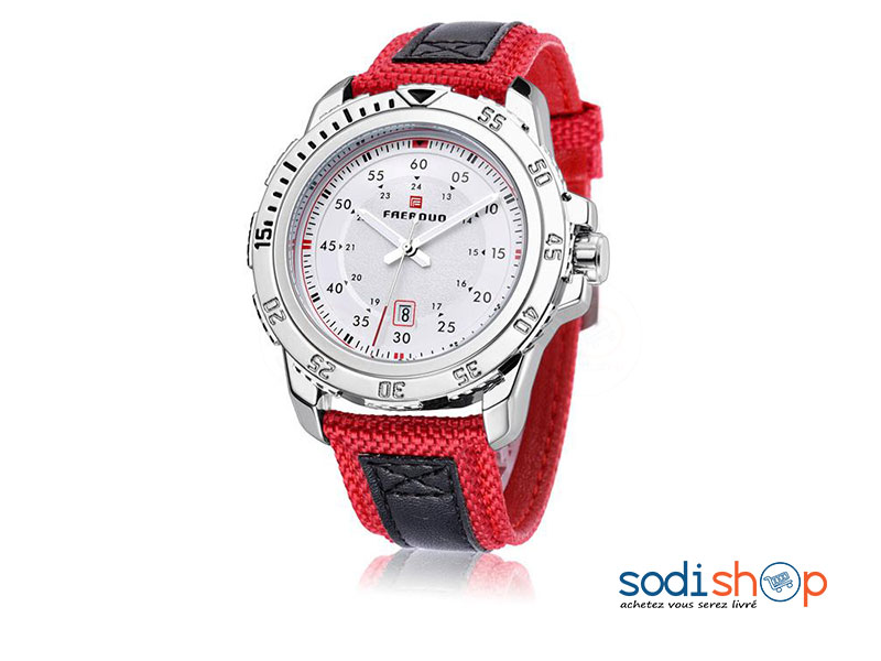 Montre Pour Homme FAERDUO F8235M Bracelet en Textile SODI00