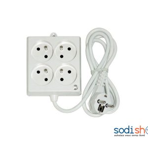 Rallonge Electrique Multiprise Marque INGELEC - 4 Prises SM0081
