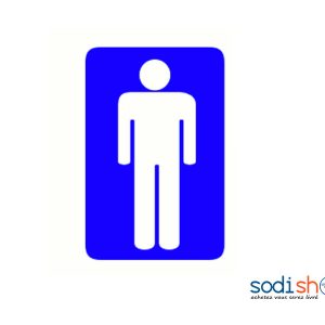 Panneau Signalétique Pour Toilette Homme, 00835 (200 X 200mm) LA0082