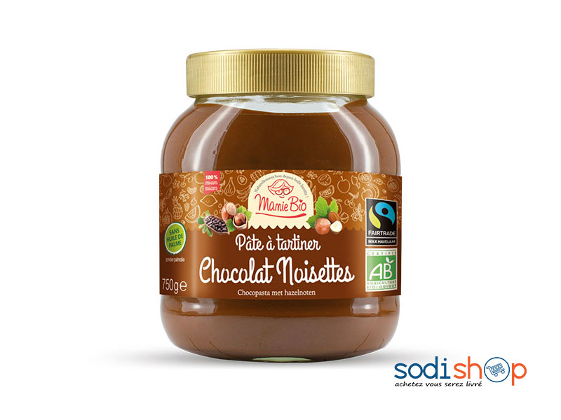 Mamie Bio, Pâte à Tartiner au Chocolat, Saveur Spécial - 750g AT0083