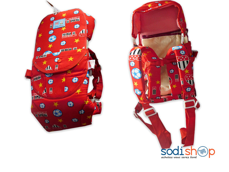 Porte Bébé Ultra Confortable Couleur Rouge SS0086 – Image 2