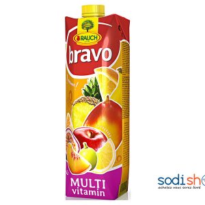 Cocktail de Jus de Fruit Multi-vitaminé, Rauch Bravo - 1 Litre RD0084