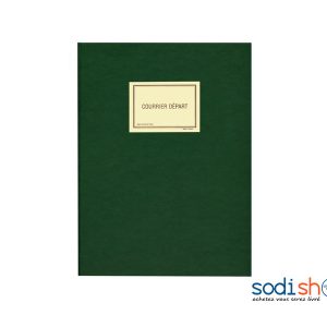 Registre d’Enregistrement, Courrier Départ, Couverture Rigide - 150 Pages SM0081