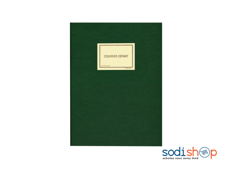 Registre d’Enregistrement, Courrier Départ, Couverture Rigide - 150 Pages SM0081