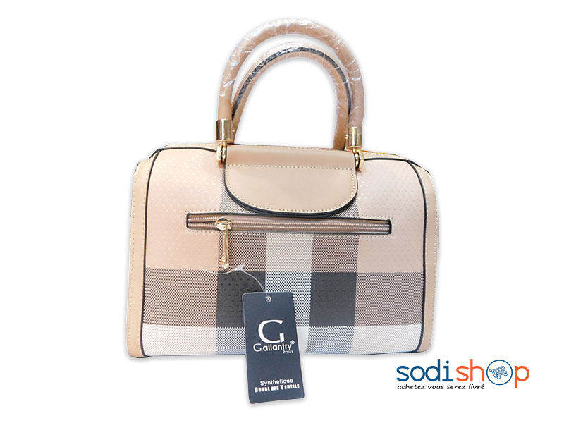 Sac à Main Pour Femme Marque Gallantry Couleur Beige KS0009 – Image 2