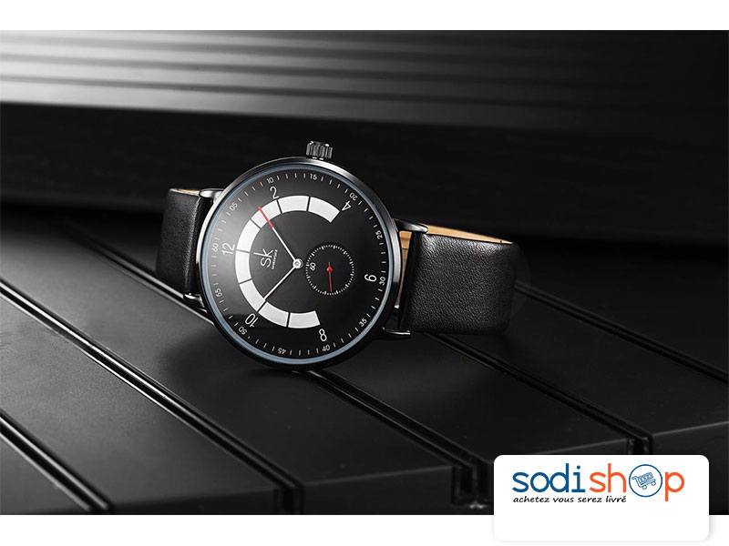 Montre SK Shengke K8055 Très Class, Cadran Analogique - Pour Homme et Femme SODI00 – Image 3