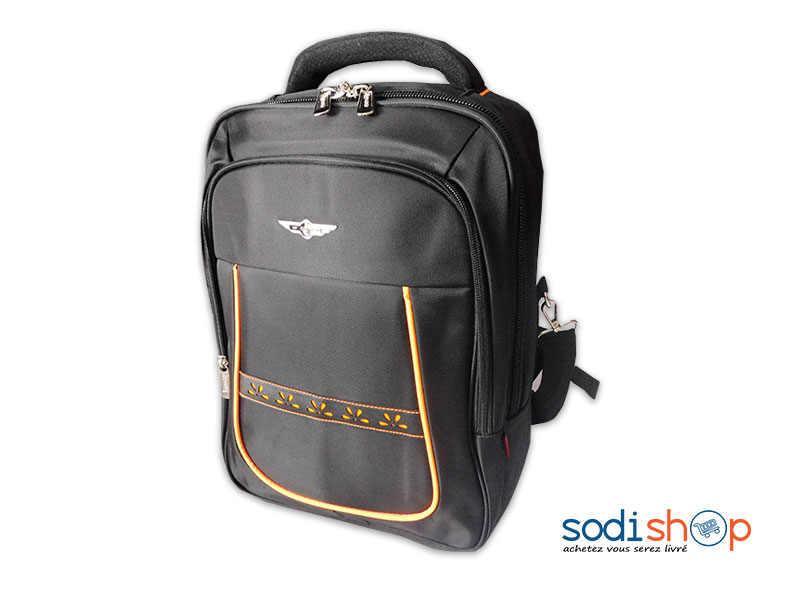 Sac à Dos Couleur Noire et Jaune SS0086