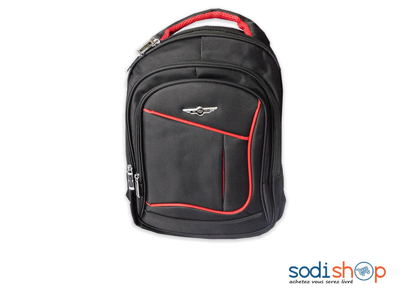 Sac à Dos Couleur Noire et Rouge SS0086