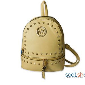 Sac à Dos MK à Deux Compartiments Couleur Jaune SS0086