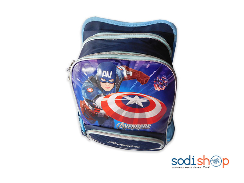 Sac à Dos Pour Enfant Capitaine America Couleur Bleu SS0086