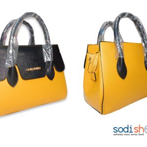 Sac à Main Gallantry Couleur Jaune et Noire Pour Femme KS0009