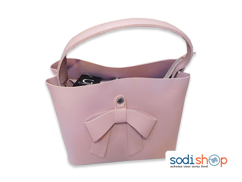 Sac à Main Gallantry Pour Femme Couleur Rose Poudrée KS0009