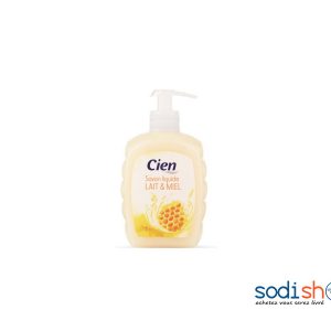 Savon Liquide Antibactérien Cien lait et miel 500ml AT0083