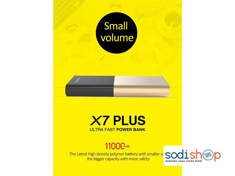 Powerbank Foneng X7 Plus 11000 mAh - Chargeur Universel Pour Smartphones SODI00