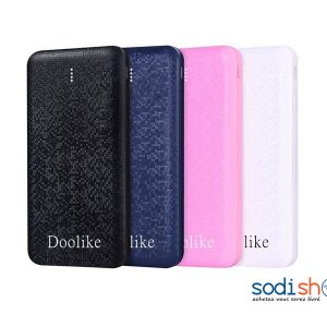 PowerBank Doolike 10000 mAh DL-PB15 - Chargeur Rapide, Pour iPhone et Samsung LG00017
