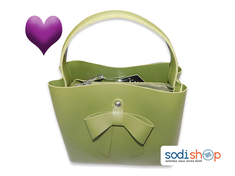 Gallantry Paris, Sac à Main Pour Femme, Class et Léger - Couleur Vert KS0009
