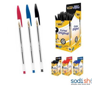 Stylo à bille Bic Couleur Bleu, Rouge, Noir SM00811
