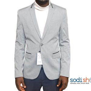 Blazer Zara, Veste Très Élégant, Slim Fit Haute Qualité - Couleur Gris, Pour Homme - UN0079