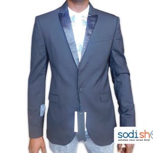 Blazer Smoking, Veste ZARA Pour Homme, Haute Qualité - Couleur Noir UN0079