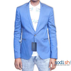 ZARA, Veste Blazer Pour Homme, Design Chic - Couleur Bleu UN0079
