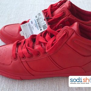 Basket Pour Homme, Chaussure Montante - Couleur Rouge UN0079