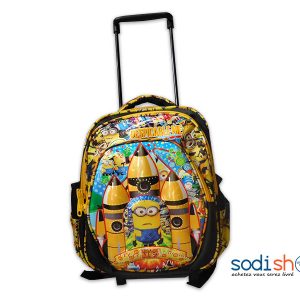 Sac à Dos Pour Enfant avec Poignée Télescopique - Despicable Me Couleur Jaune SS0086