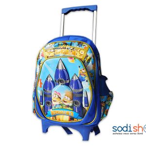 Sac à Dos Pour Enfant avec Poignée Télescopique et Roulettes - Despicable Me 3 Couleur Bleu SS0086