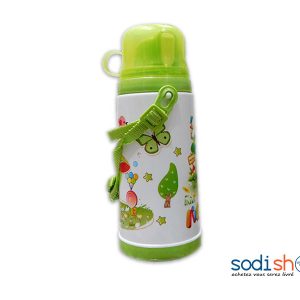 Bouteille d’Eau en Plastique Pour Enfant - Couleur Vert Blanc DN0089
