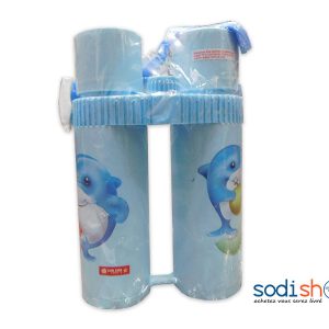 Bouteille d’Eau en Plastique Double Bidon Pour Enfant - Couleur Bleu DN0089