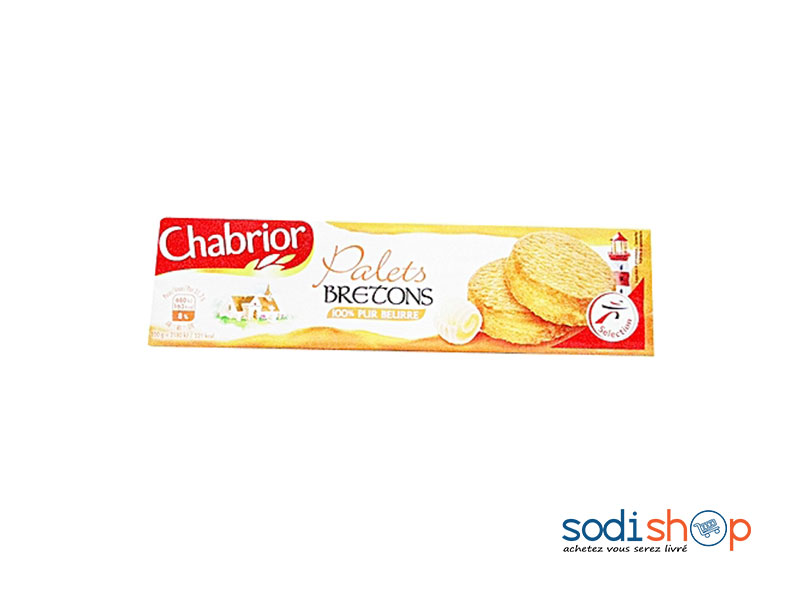 Biscuits Palets Bretons 100% Pur Beurre - Chabrior 125g MMD0085