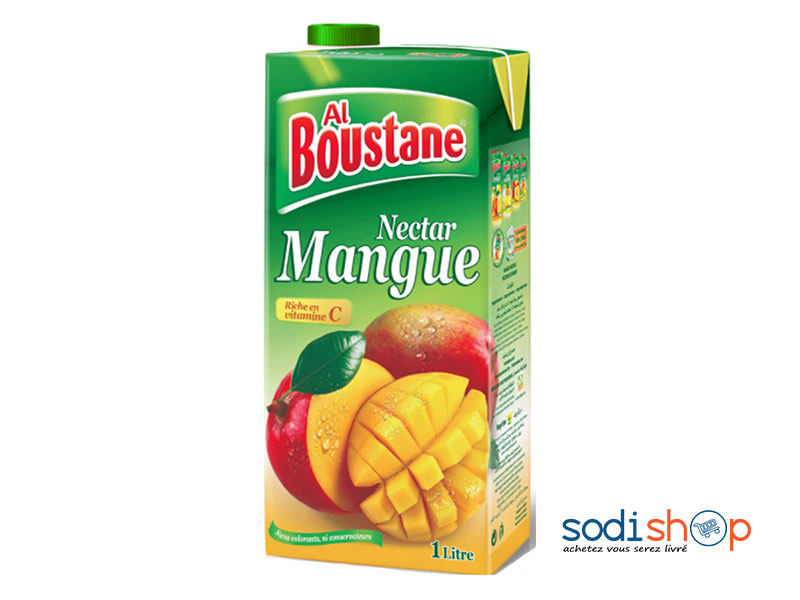 Boisson Rafraîchissante Jus Alboustane Saveur Mangue 1 Litre MMD0085