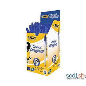 Boîte Stylo à bille Marque Bic Couleur Bleu LB0091
