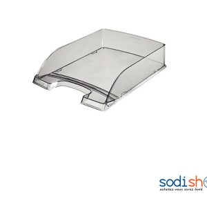 Corbeille à Courrier 92606 Objet de Rangement - Couleur Fumé Transparent LA0082