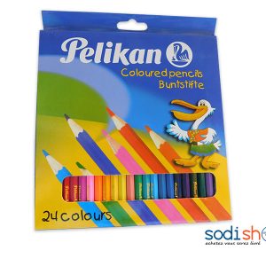 Crayon de Couleur Pélican 24 Couleurs LB0091