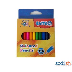 Crayons de Couleur 12 Couleurs Petit Format PA0085