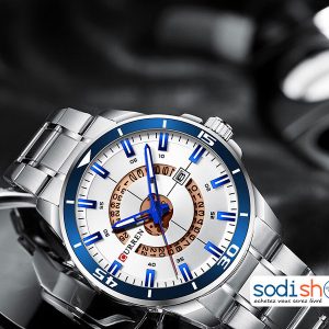 Curren Couleur Argent Montre Pour Homme en Acier M8359 Sodi00