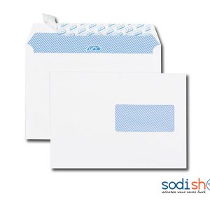 Boîte de 100 Enveloppes Blanches C5 162x229 90 g/m² fenêtre 45x100mm LA0082