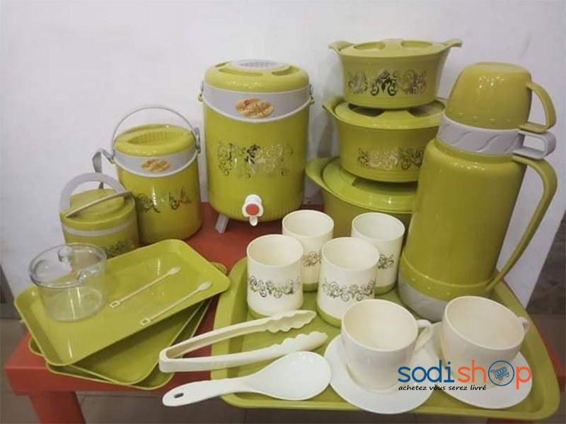 Ensembles Complet Ustensile de Cuisine Couleur Verte AM0036