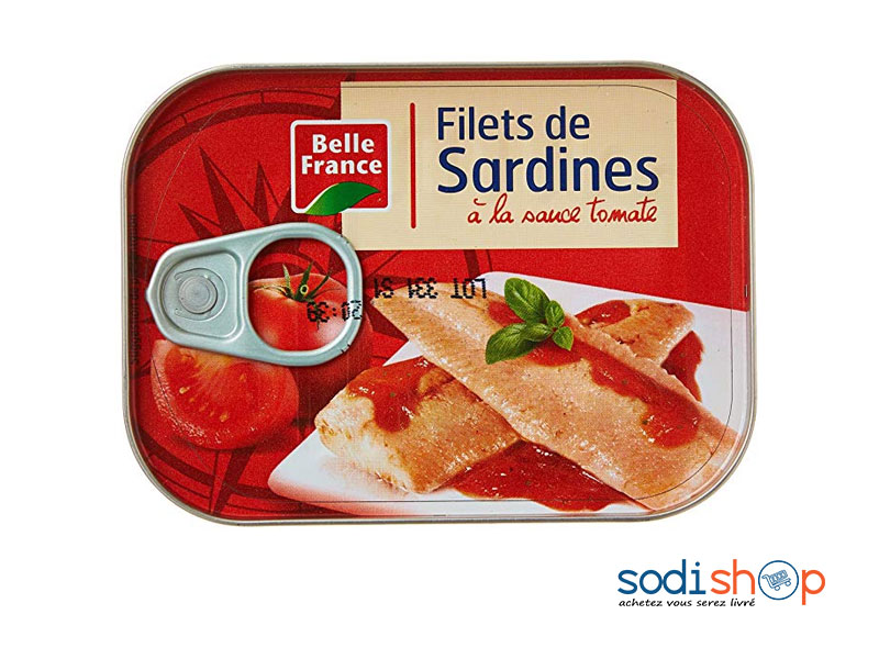 Filets De Sardine à La Sauce Tomate Belle France 100g MMD0085