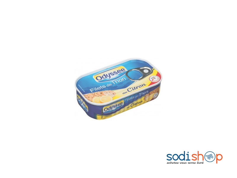 Filets De THON Au Citron Odyssée 155g MMD0085